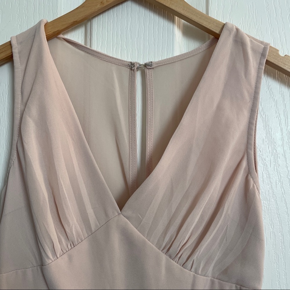 𝅺nwt Anthropologie BHDLN Capulet Neutral Dress women size XS champagne party - Picture 9 of 13